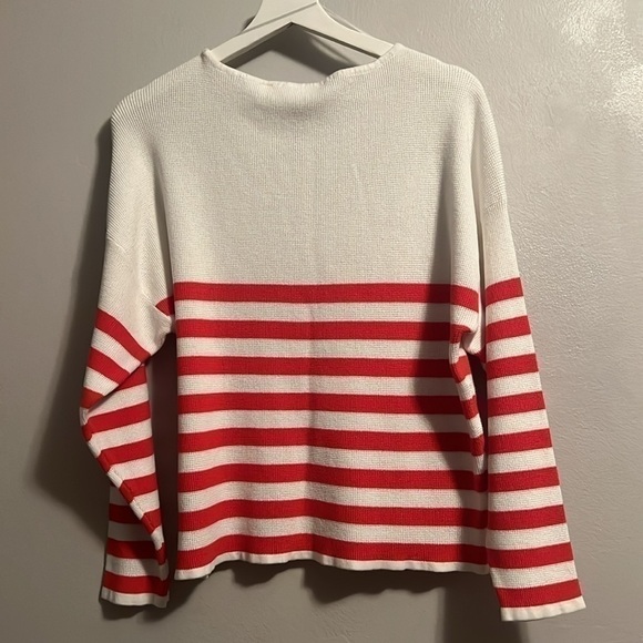 Cyrus - Red and white sweater Size L. Sailor core bin (338) coastal - Picture 8 of 10
